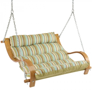 Spring Bay Cushioned Outdoor Double Swing