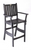 Black Acacia Bar Chair