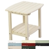 White Cottage Classic Side Table w/ Shelf