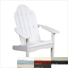 Green Curved Back Polyresin Adirondack Chair