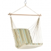 Spring Bay Stripe Cushioned Outdoor Single Swing