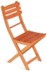 Natural Acacia Folding Bistro Chair