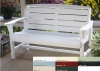 White Polyresin Classic Bench (4 ft.)