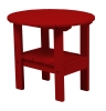 Red Nantucket 24 Inch Round Side Table
