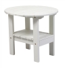 Surf White Nantucket 24 Inch Round Side Table