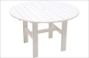 White Cottage Classic Round Dining Table (46 Inch Diameter)