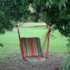 Trellis Garden Cushioned Outdoor Single Swing