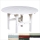 Black Polyresin Dining Table (46 Inches)