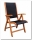 Royal Tahiti 5-Position Folding Arm Chair w/ Fabric