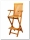 Royal Tahiti Folding Bar Chairs w/ Arms and Footrest (2 Chairs)